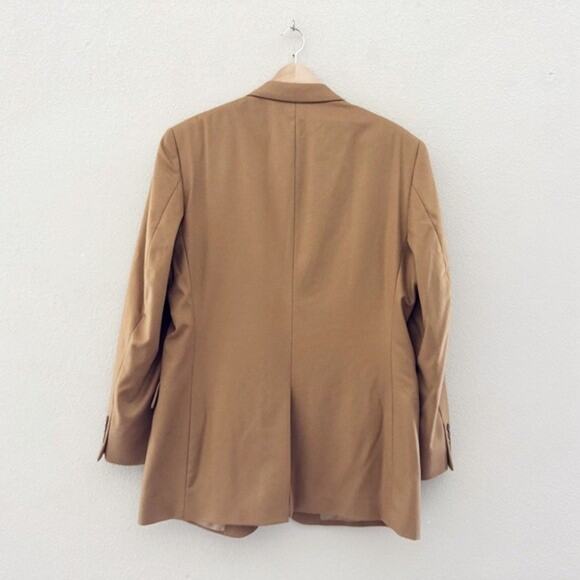 Jos A Bank 100% Cashmere Sport Coat Blazer Jacket Camel Tan Classic Preppy 44 LG - Picture 6 of 16